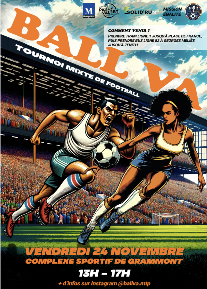 Réalisation d'un tournoi de football mixte